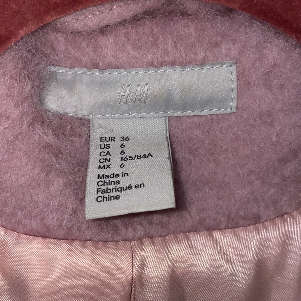 H&M Light Pink Long Jacket - Picture 5 of 8